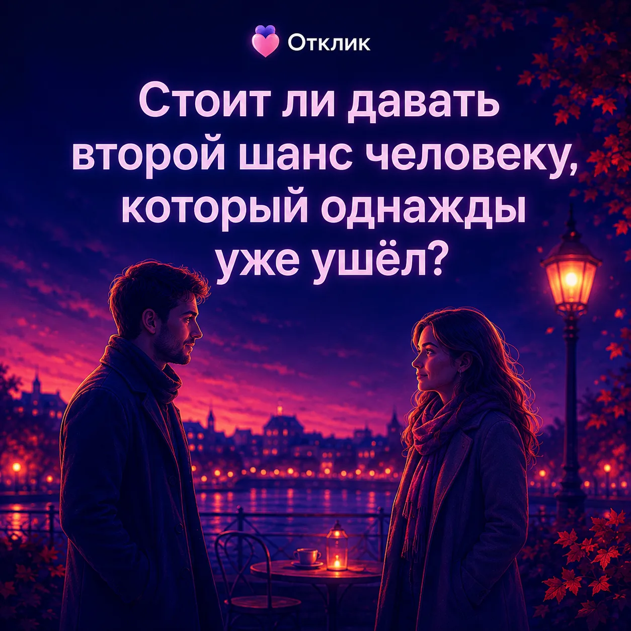 Стоит ли давать второй шанс человеку, который однажды уже ушёл?