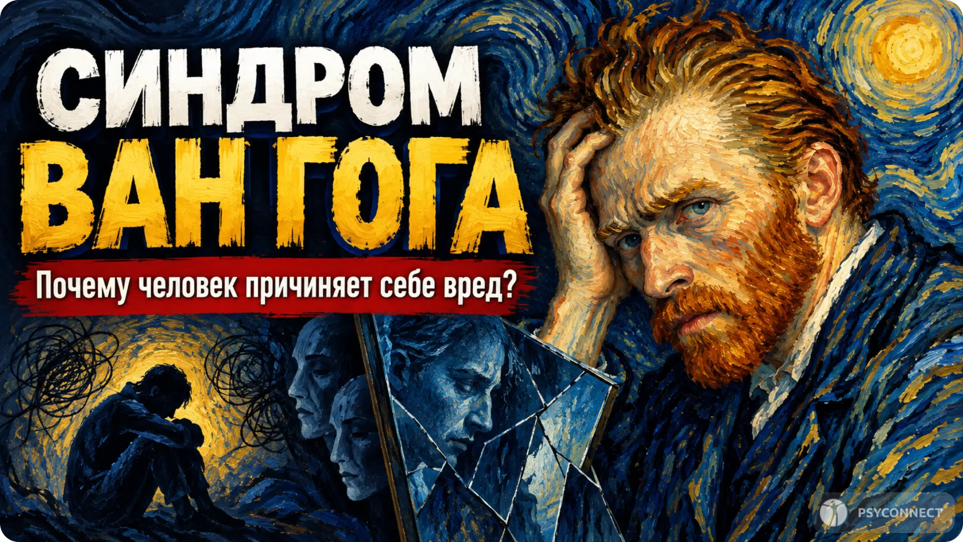 Синдром Ван Гога: когда человек становится опасен для самого себя