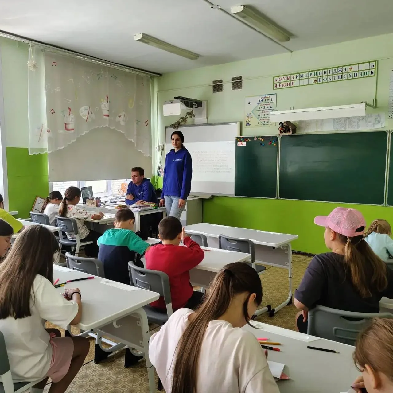 🌈В нашем лагере «Радуга» прошло увлекательное мероприятие от Центра молодежной карьеры "Проф развед