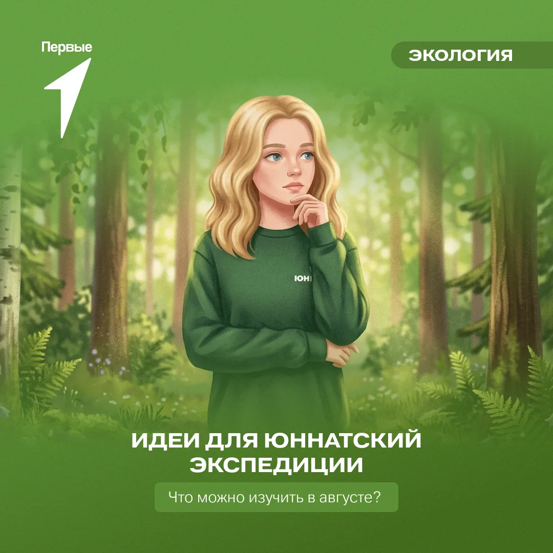 🔎 Что исследовать юннату в конце лета?
