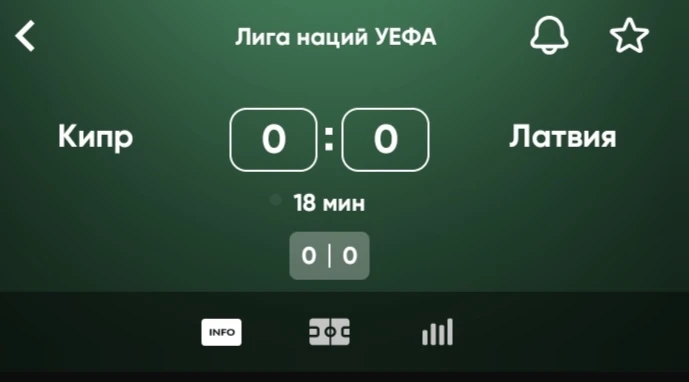 0.5 б- 1 тайм