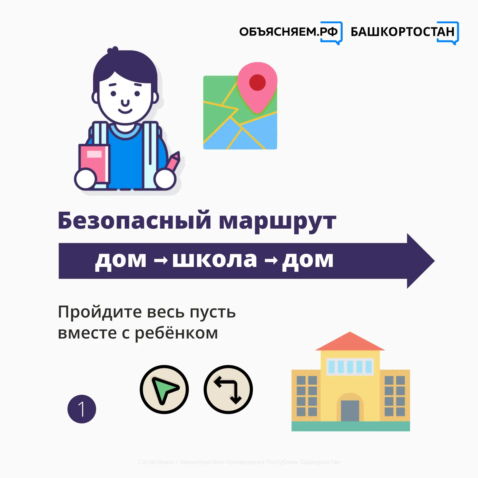 🏫 ←🚶Маршрут от дома до школы и обратно – насколько он безопасен для вашего ребёнка?
