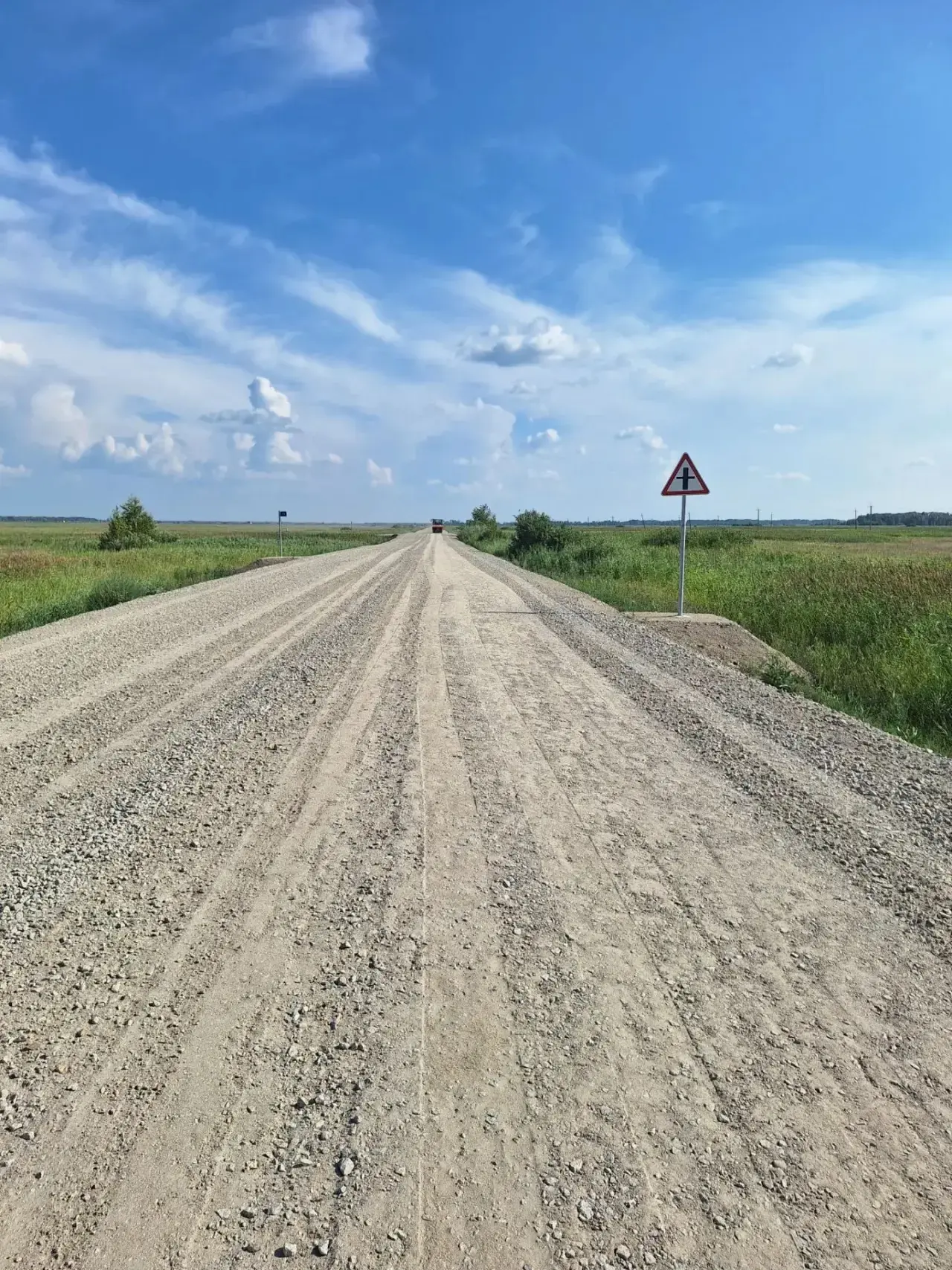 В Каргатском районе завершен ремонт дороги к поселку Мусы по нацпроекту
 
Работы проводились на учас
