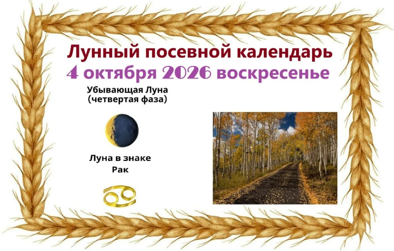 4️⃣ октября, воскресенье