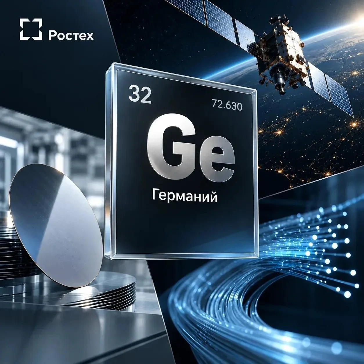 👨‍🔬 Найди Ростех в таблице Менделеева.