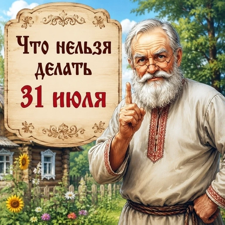 ‍ ()🚫 Что нельзя делать 31 июля — Омельянов день