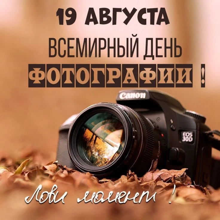 Всемирный день фотографии — лови момент! 📸🌍