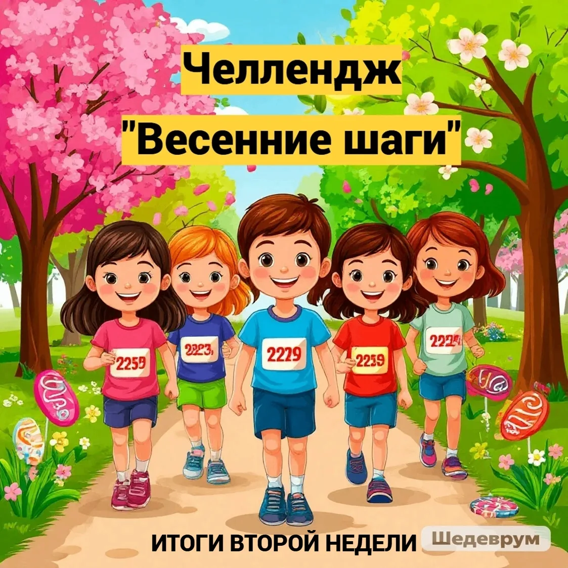 🚶Вторая неделя челленджа «Весенние шаги» позади. Впереди финальный рывок!