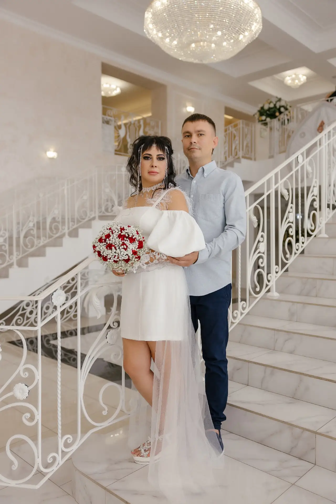 💗Торжественно поздравляем супружескую пару и желаем влюбленным семейной идиллии, крист...