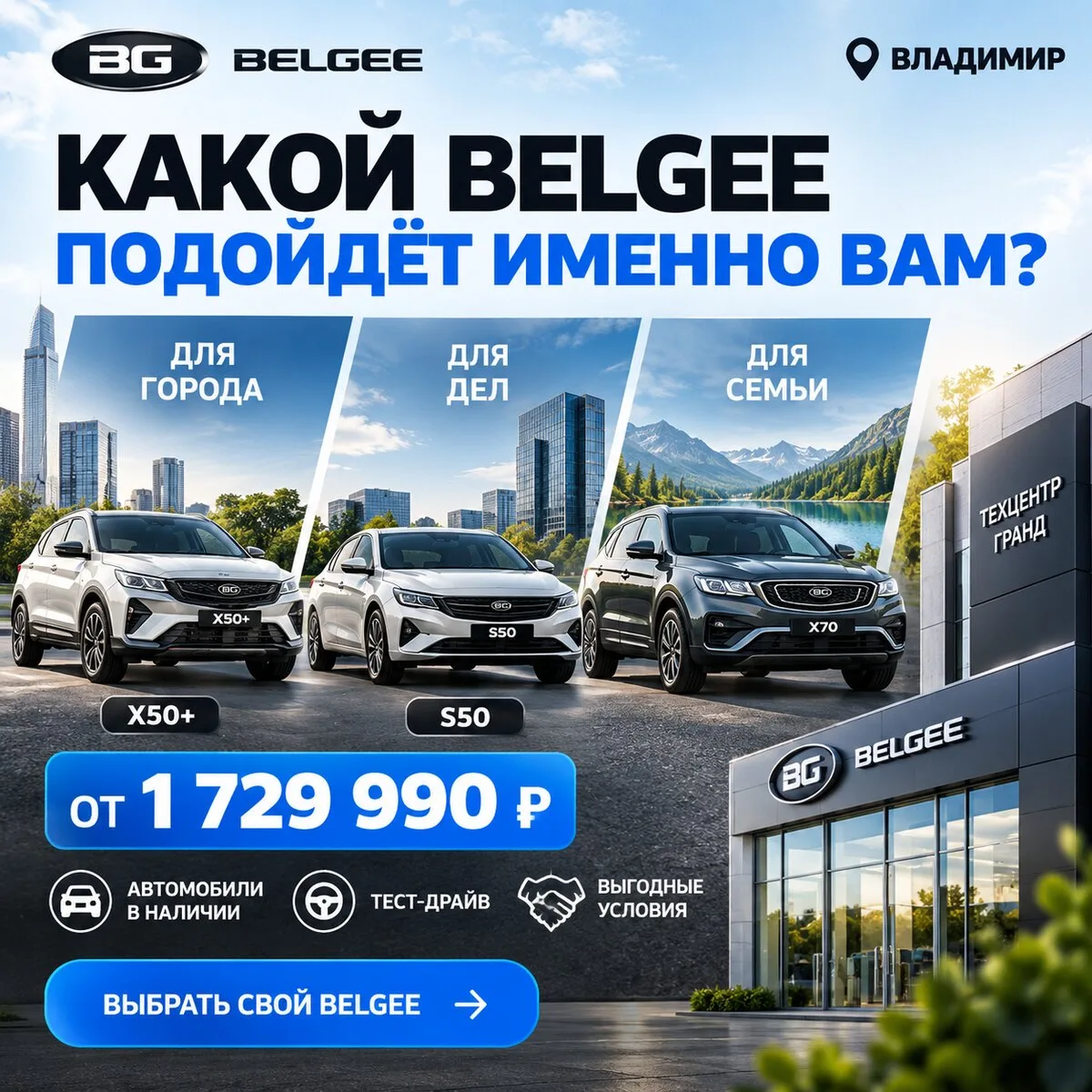 Какой Belgee подойдёт именно вам?