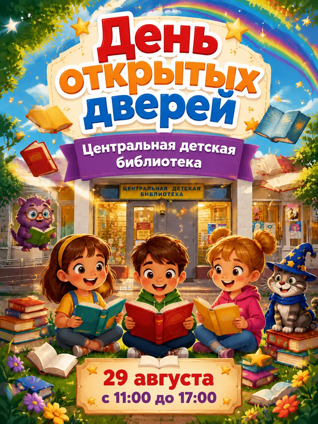 📖День открытых дверей в Центральной детской библиотеке📖