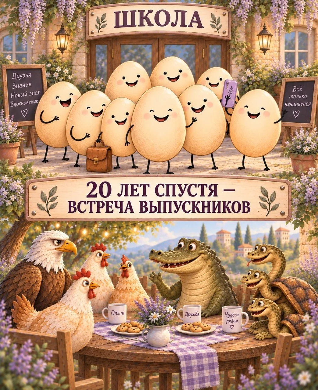 Как по-разному раскрывается то, что изначально в нас заложено))