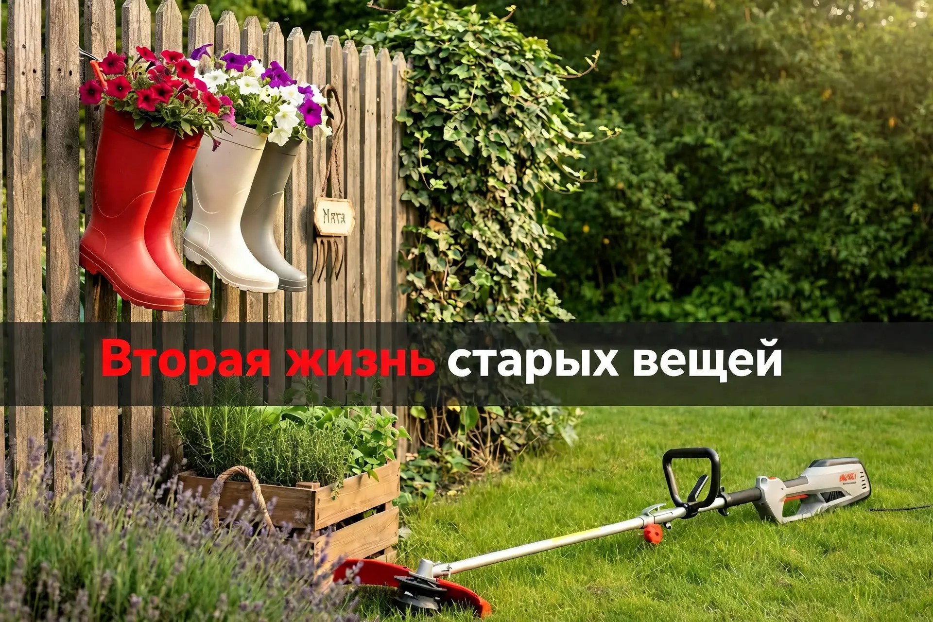 ♻️Вторая жизнь старых вещей: превращаем мусор в арт-объекты (да, те самые сапоги!)

Осознанное потре