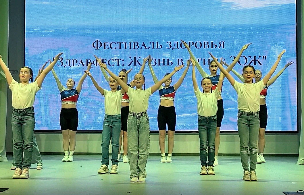 🌼 НАШИ РЕБЯТА ВЫСТУПИЛИ НА РАЙОННОМ "ЗДРАВФЕСТЕ"  В гимназии №74 прошёл районный фестиваль «Здравфес