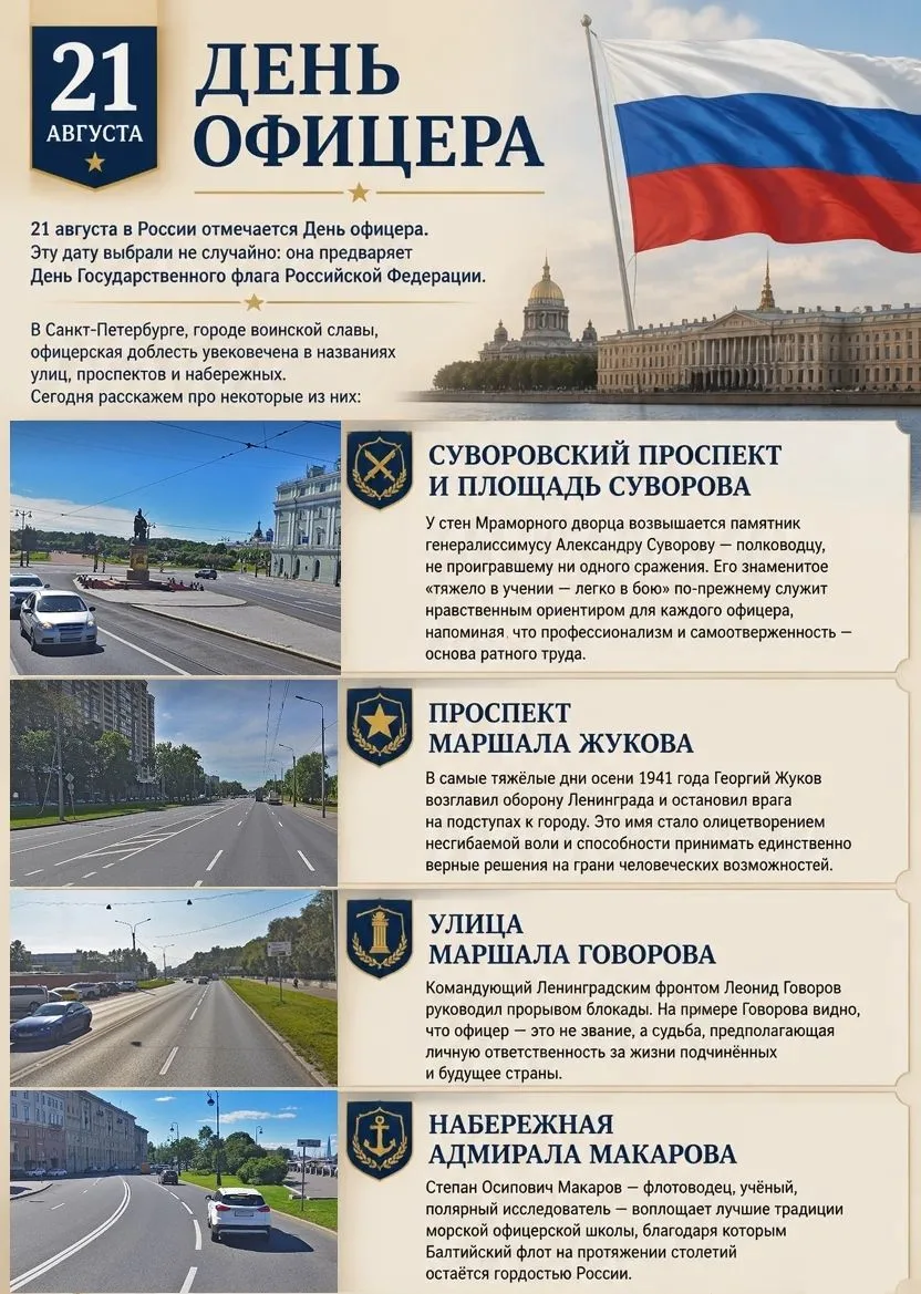 21 августа в России отмечается День офицера ⭐