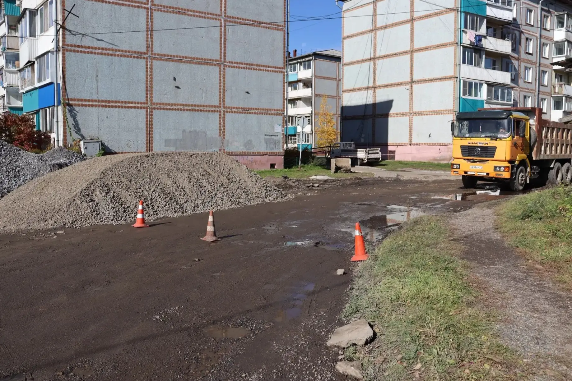 🚧Привели в нормативное состояние один из проблемных городских перекрестков