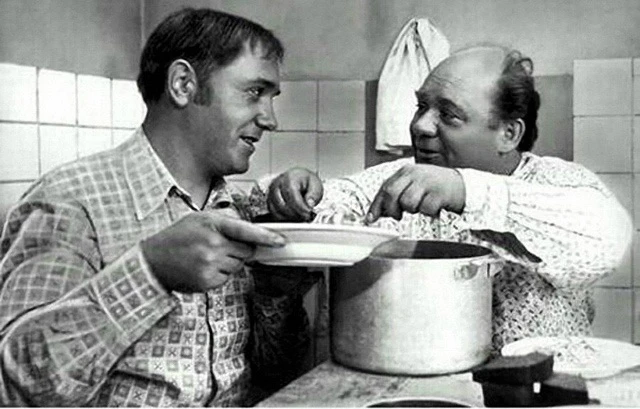 Леонид Куравлев и Евгений Леонов в фильме "Афоня"