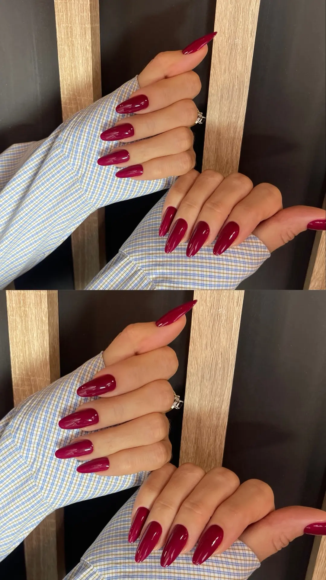 Винный глянец на красивой длине — это всегда про характер! 🍒