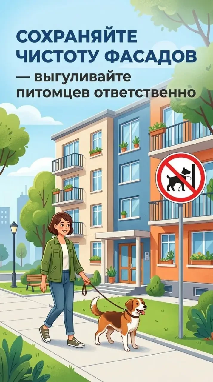 Выгуливаем питомцев ответственно