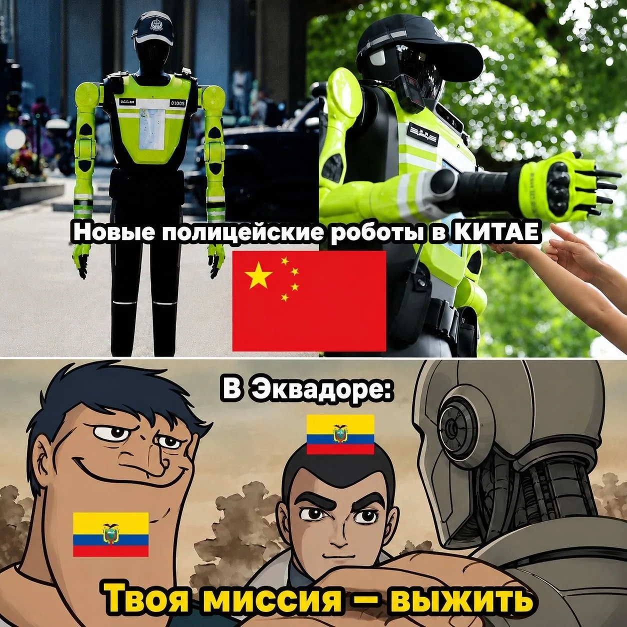 Эквадорская коррупция настолько сурова, что наркокартели покрывают даже роботы-полицейские