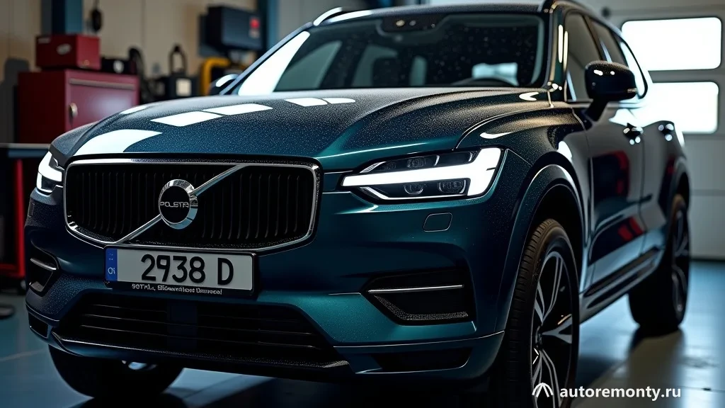 Новый Polestar 4 SUV заметили без камуфляжа на автовозе до премьеры