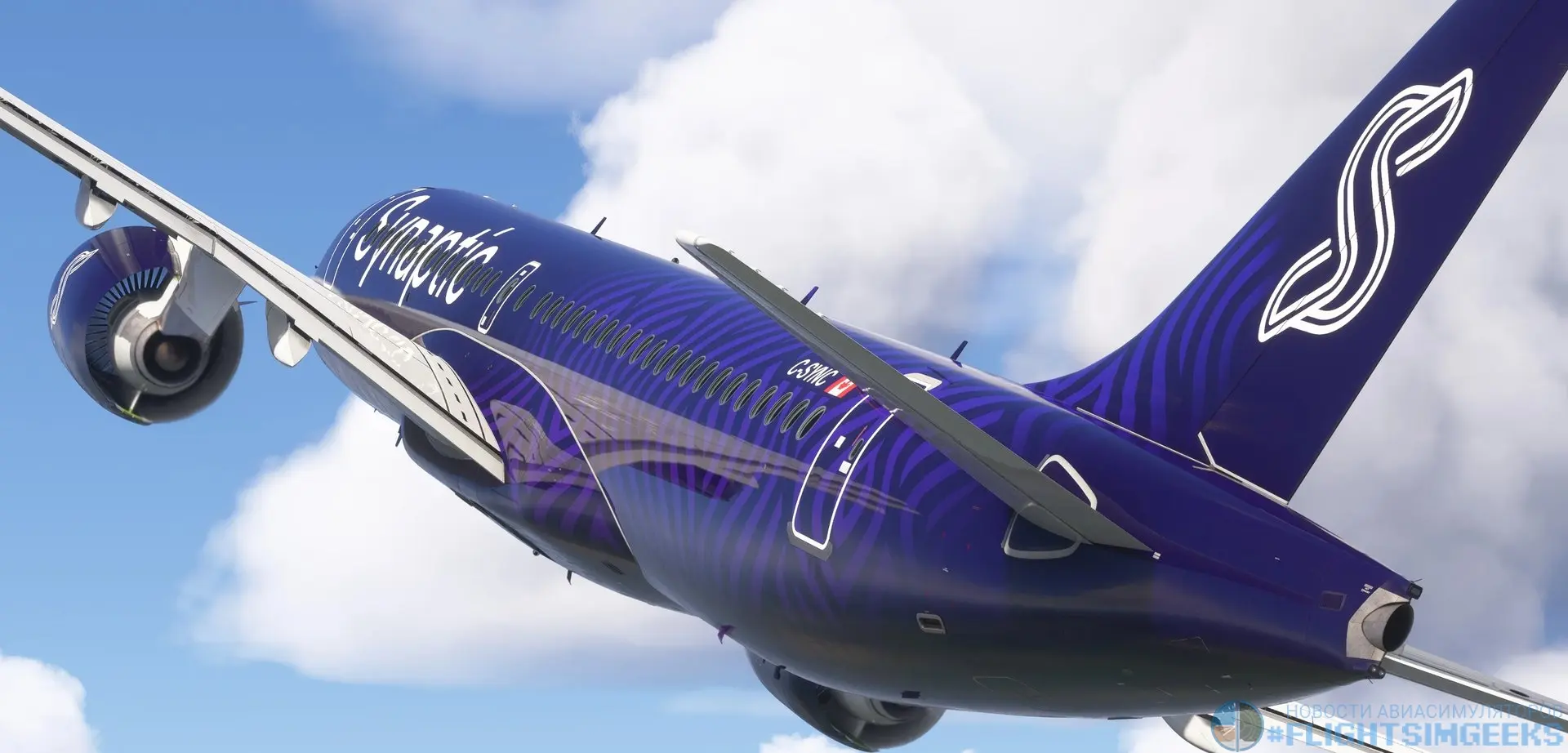 Airbus A220 от Synaptic вышел в магазине iniBuilds, и если вам хотелось добавить этот с...
