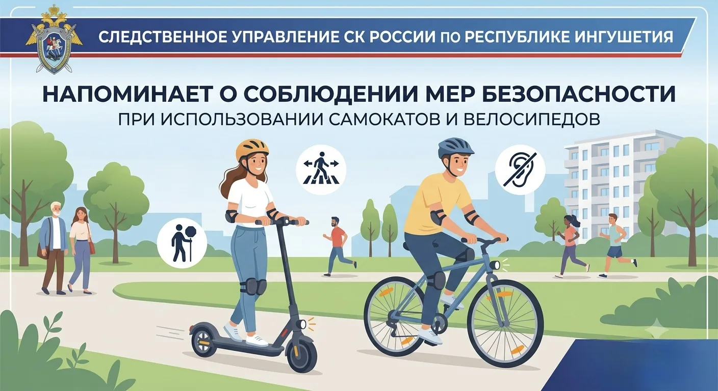 📄 Следственное управление СК России по Республике Ингушетия напоминает о соблюдении мер безопасност