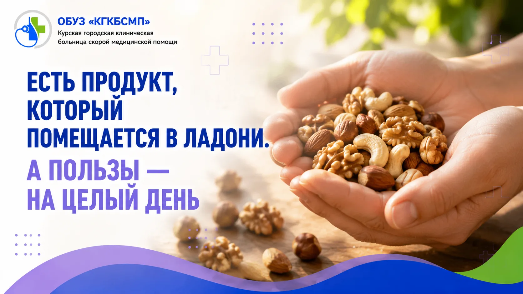 ЕСТЬ ПРОДУКТ, КОТОРЫЙ ПОМЕЩАЕТСЯ В ЛАДОНИ. А ПОЛЬЗЫ — НА ЦЕЛЫЙ ДЕНЬ.