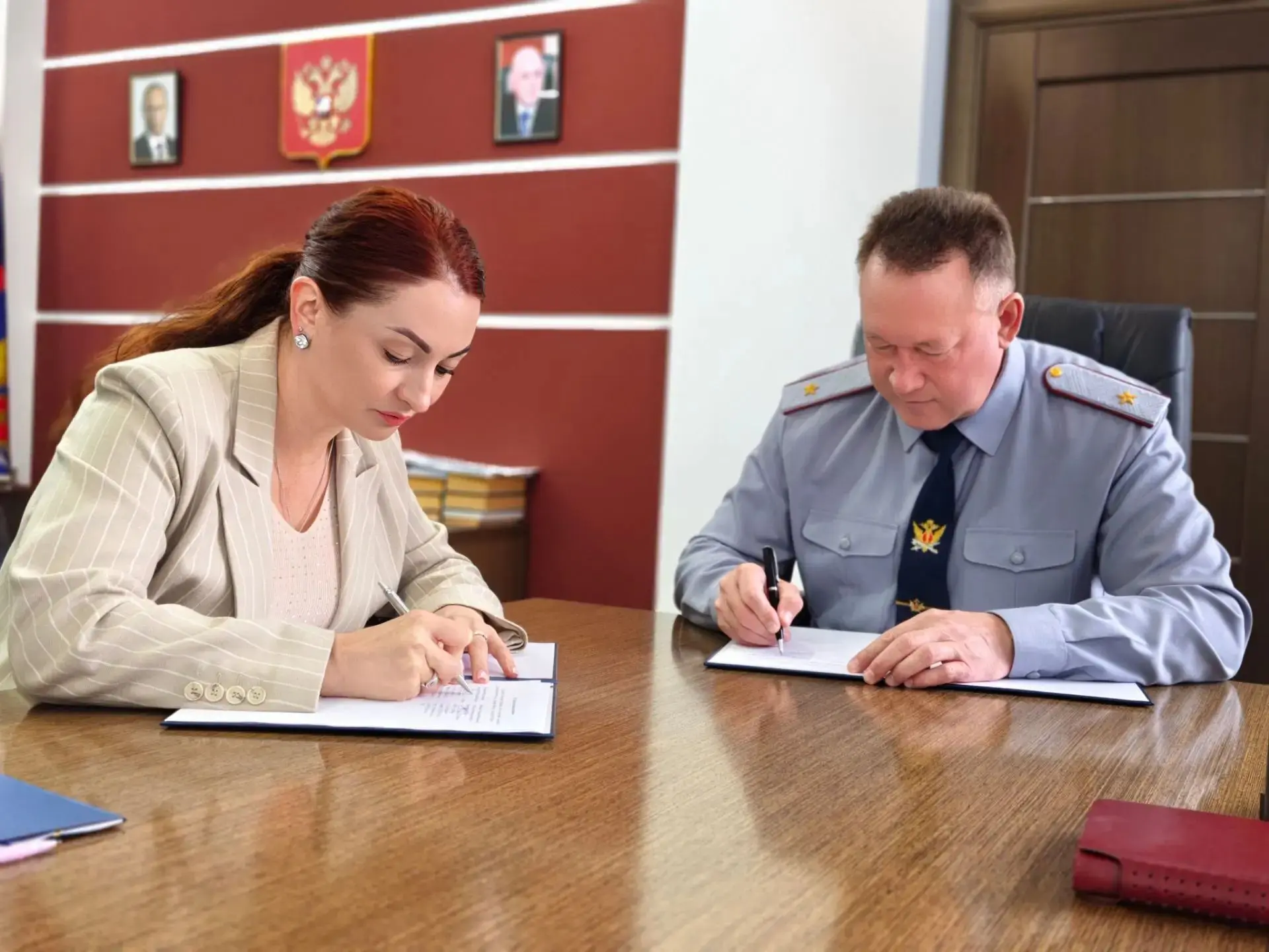 В УФСИН проведена встреча начальника Управления генерал‑майора внутренней службы Сергея...