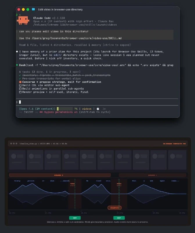 🤖Опенсорсный видеоредактор на базе Claude Code набирает популярность
