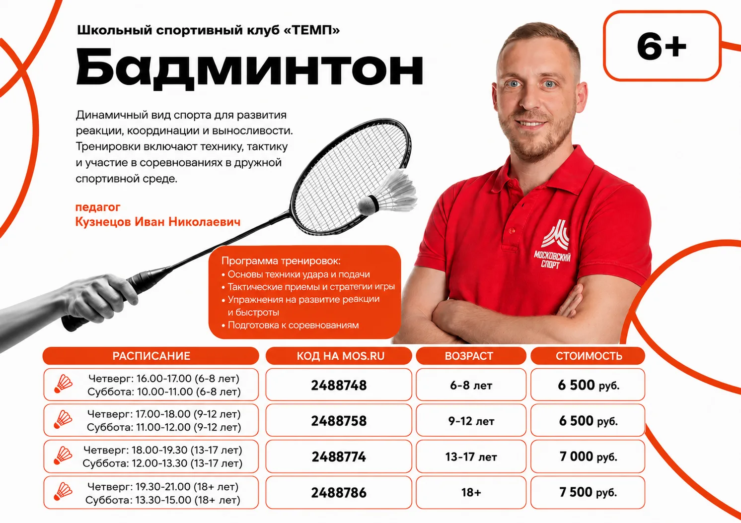 🏸 Бадминтон — игра на скорость, реакцию и характер!