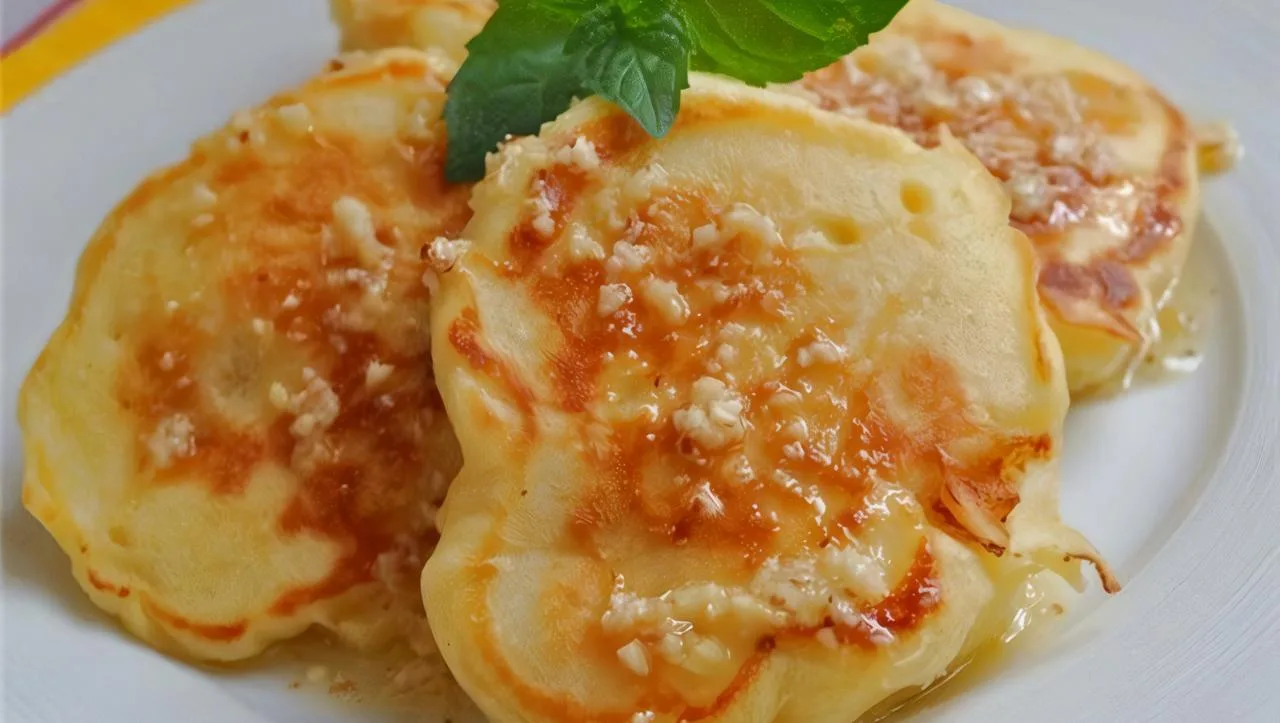 🥞 Постные яблочные оладьи с корицей