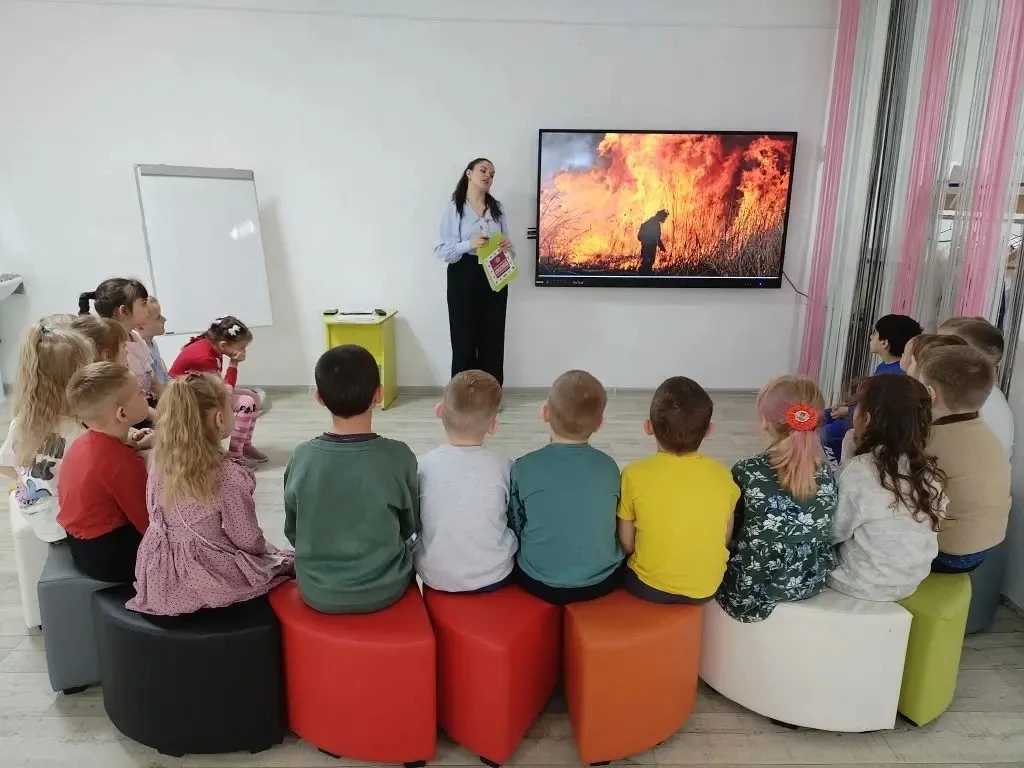 🔥 Пожар легче предупредить!  Встреча с защитниками природы  В старших и подготовительных группах про