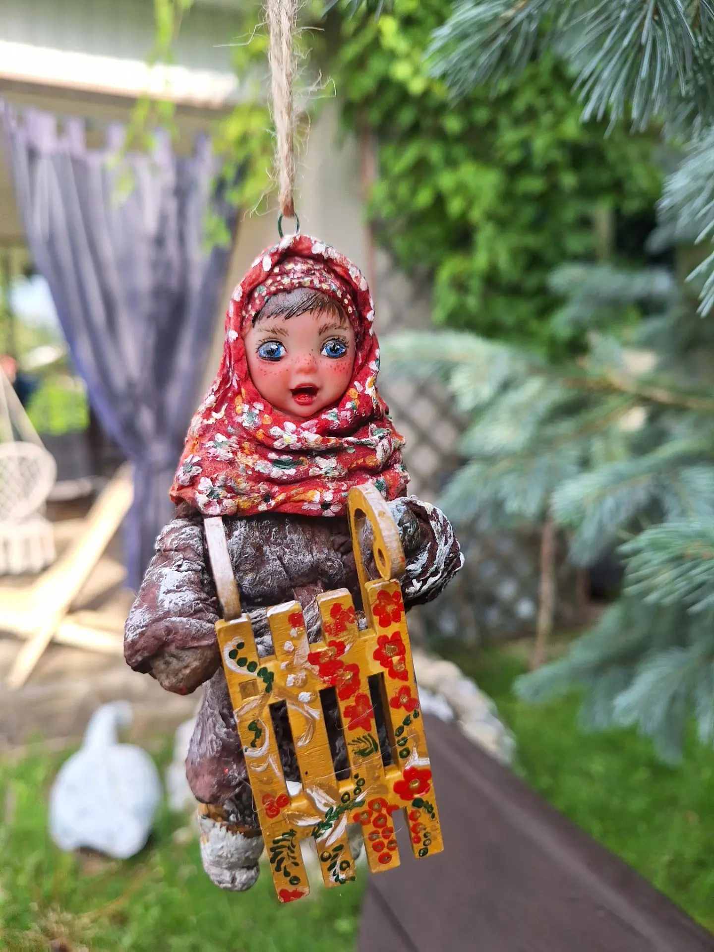 Ватная игрушка " Полинка"