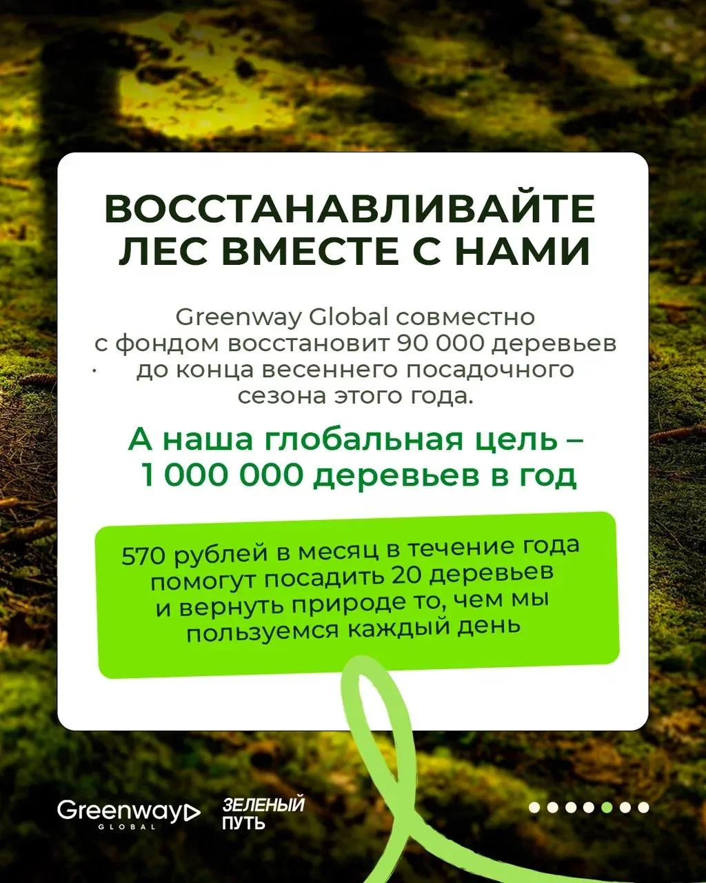 ЭКОПРОЕКТЫ GREENWAY GLOBAL ВЫХОДЯТ НА НОВЫЙ УРОВЕНЬ 💚  Забота о природе всегда была одной из главных