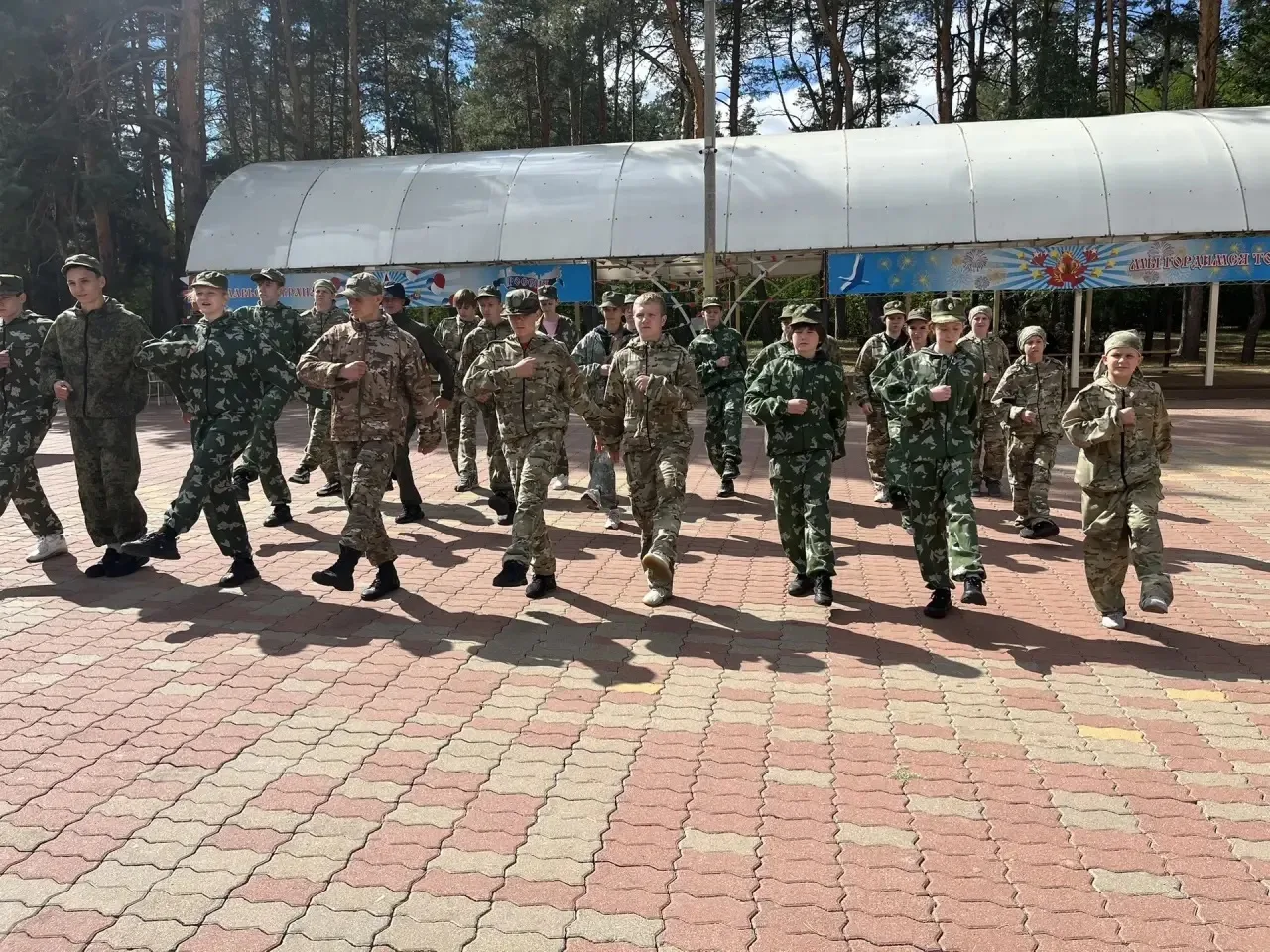 🍁Этой осенью нам посчастливилось побывать в военно-спортивном лагере «Юнармеец»🏕️