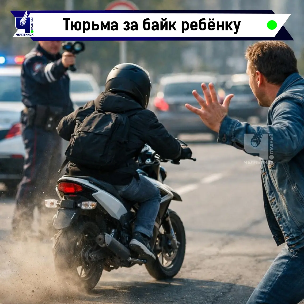 ⚠️ Родителям грозит тюрьма за передачу мотоцикла детям без прав