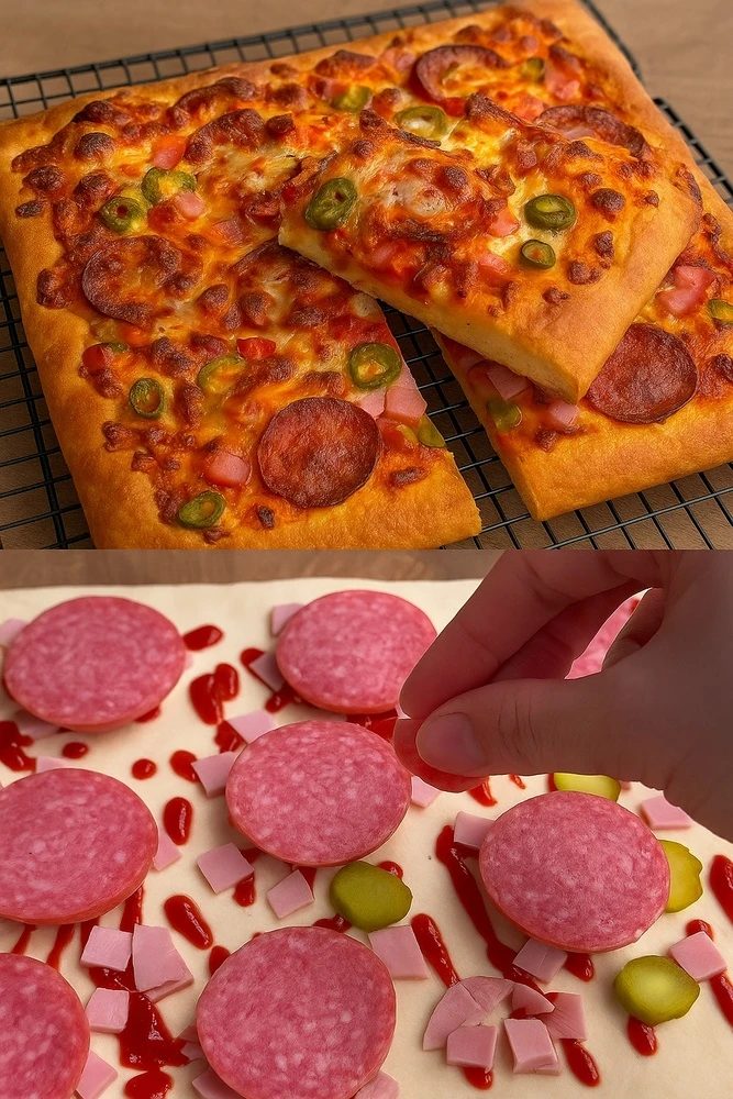 Пицца-пятиминутка 🍕