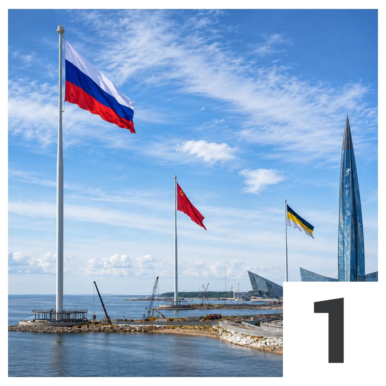 🇷🇺 Викторина с фотографиями «Где побывал флаг России?»