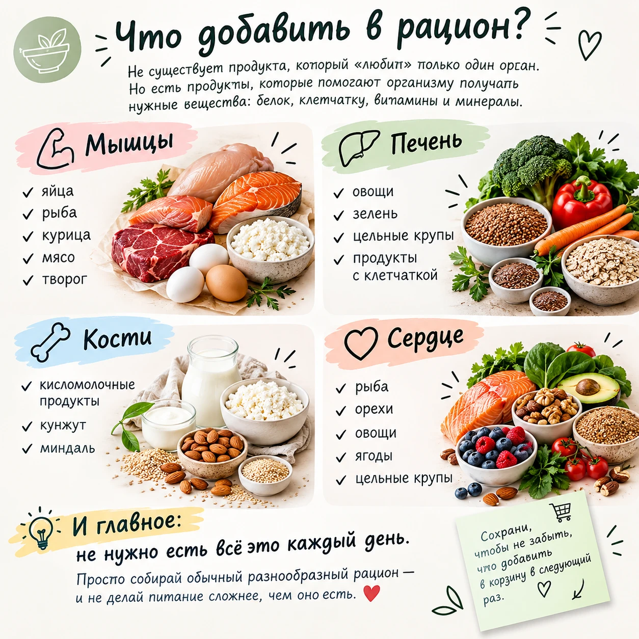 🥚 ЧТО ДОБАВИТЬ В РАЦИОН?