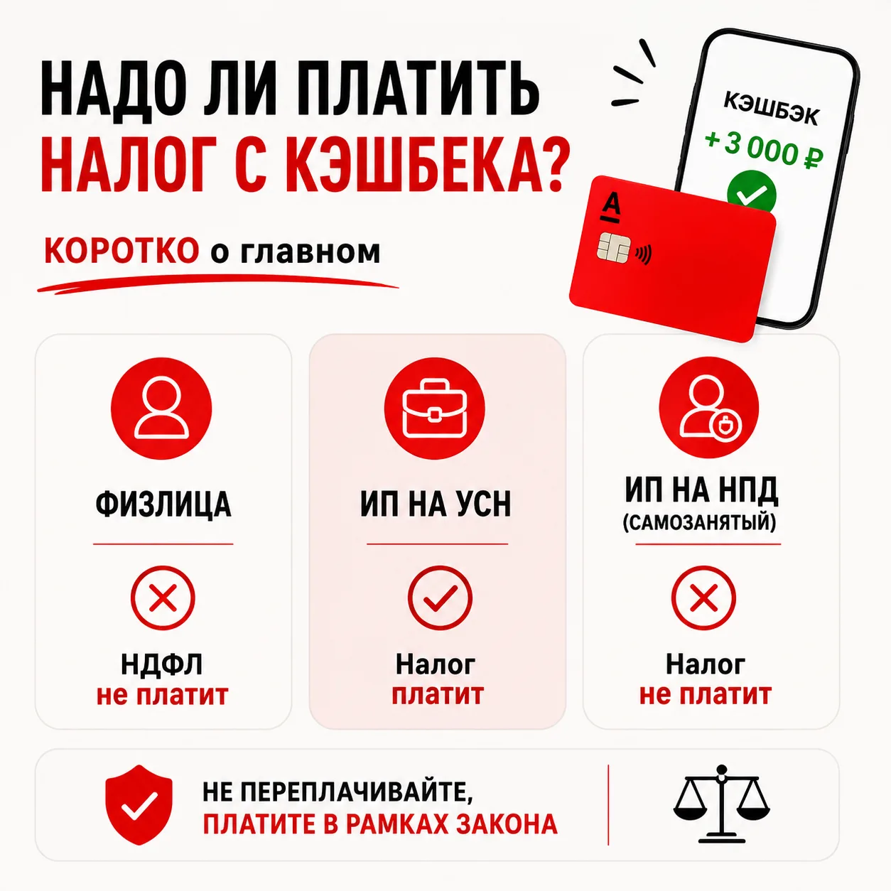 Получили кэшбэк от банка? А налог с него платить нужно? 🤔