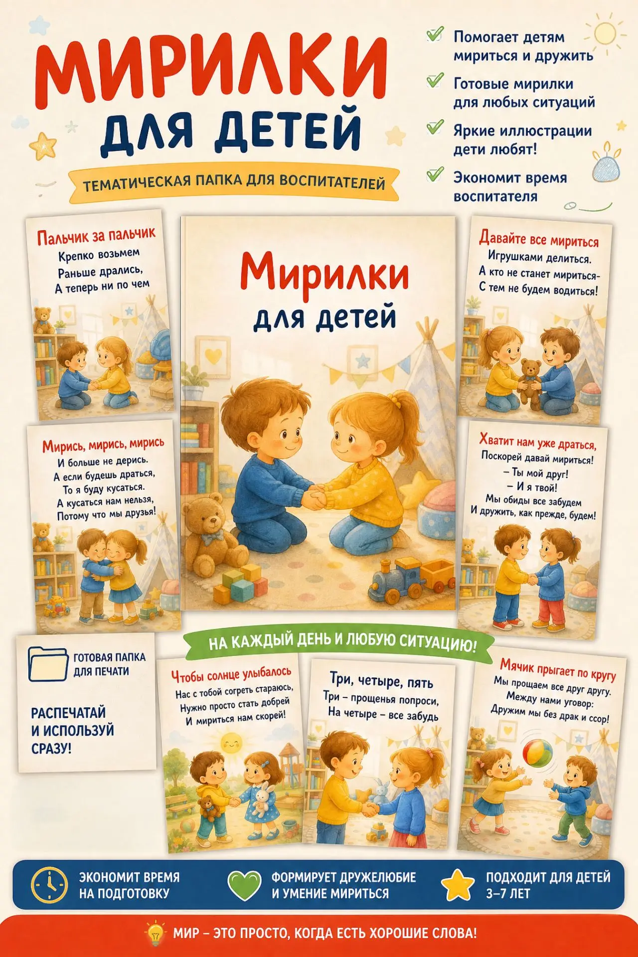️️️️️✴️Новинка✴️ Загрузила в донат, пользуйтесь с удовольствием ❤️ 

✔️Тематическая папка "Мирилки д