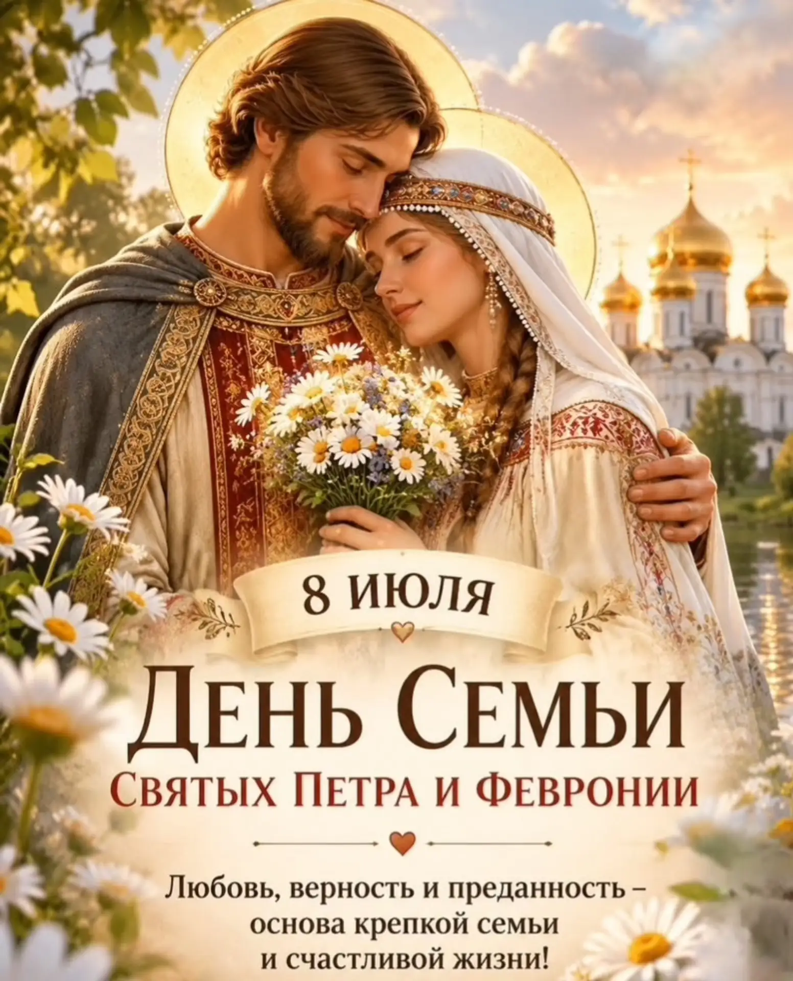8 июля в России отмечают День семьи, любви и верности — праздник, посвященный самым важным человечес