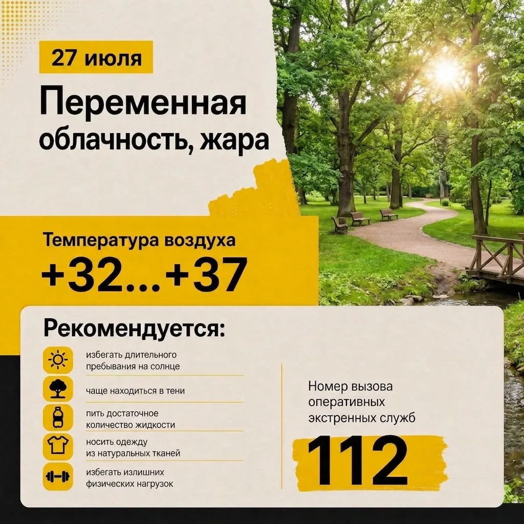 Начало недели будет по-настоящему жарким! Лето в самом разгаре ☀️
⠀
Всех, кто ищет спасения от ярког