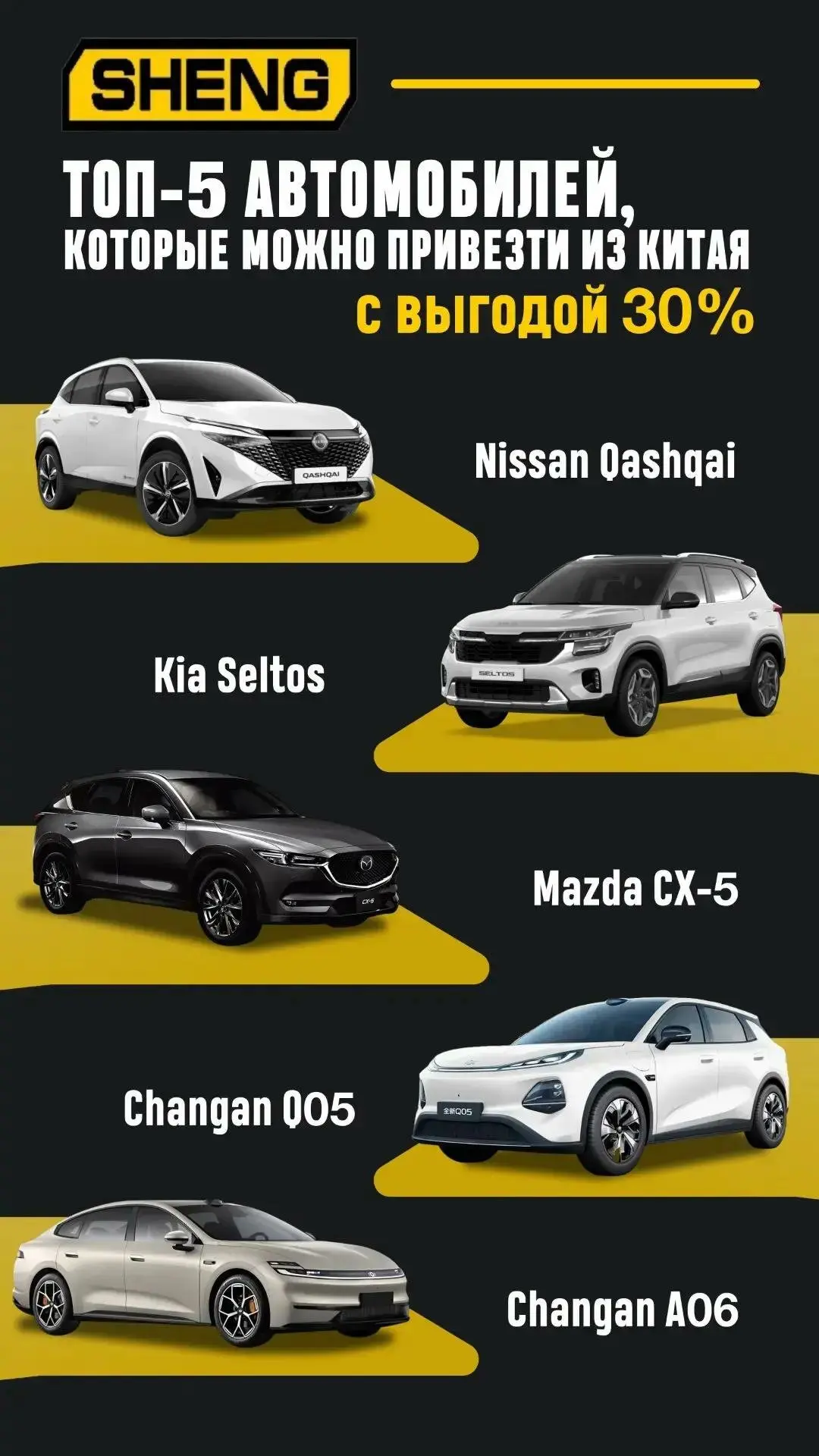 Думаете, из Китая везут только Geely и Chery?