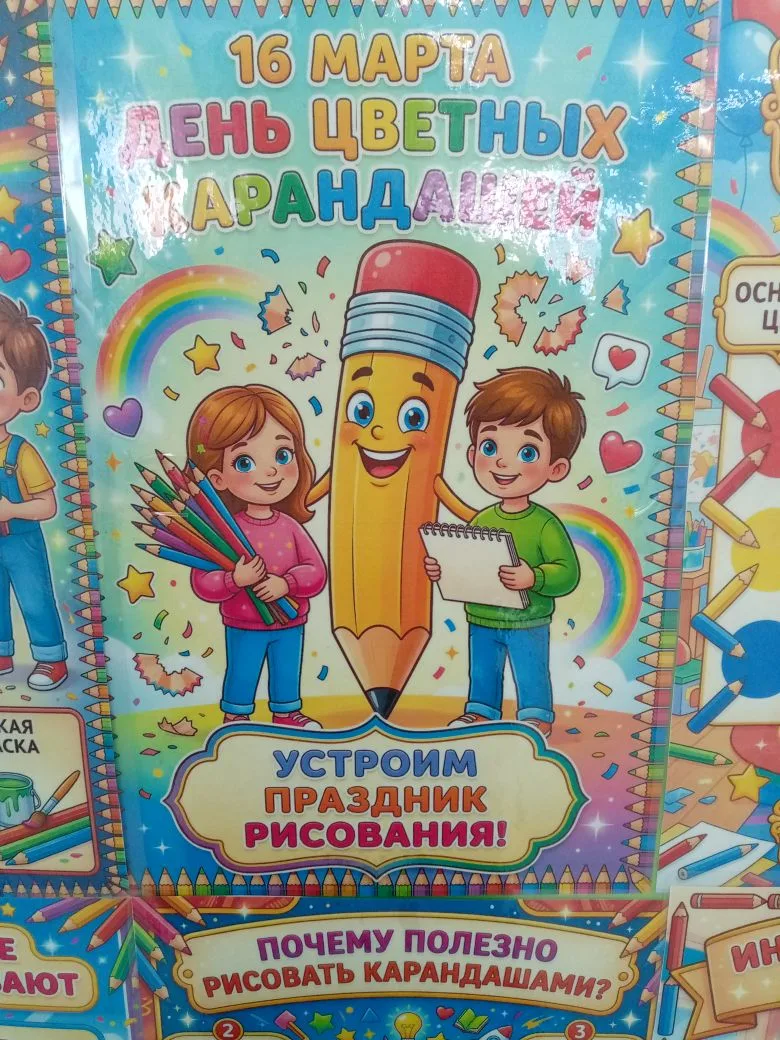 16 марта- особенный день, посвящённый всем любителям ярких красок , день карандашей! В ...
