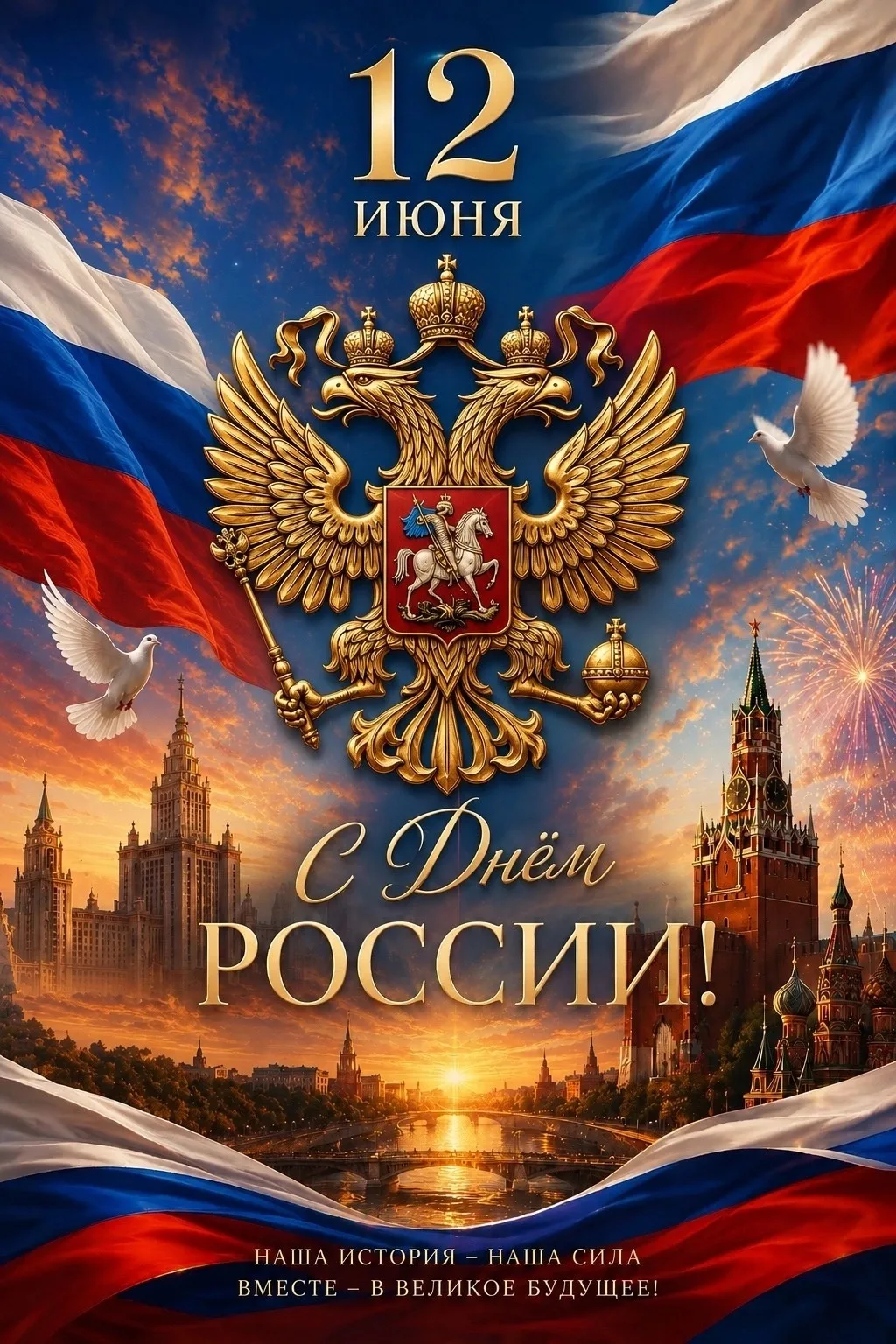 12 июня — День России. 🇷🇺

Этот праздник символизирует единство нашего многонационального народа и