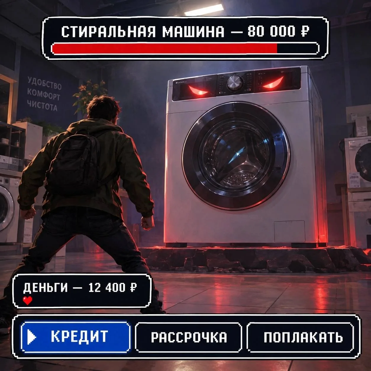 60% россиян не могут позволить себе покупку холодильника или стиральной машины без офор...