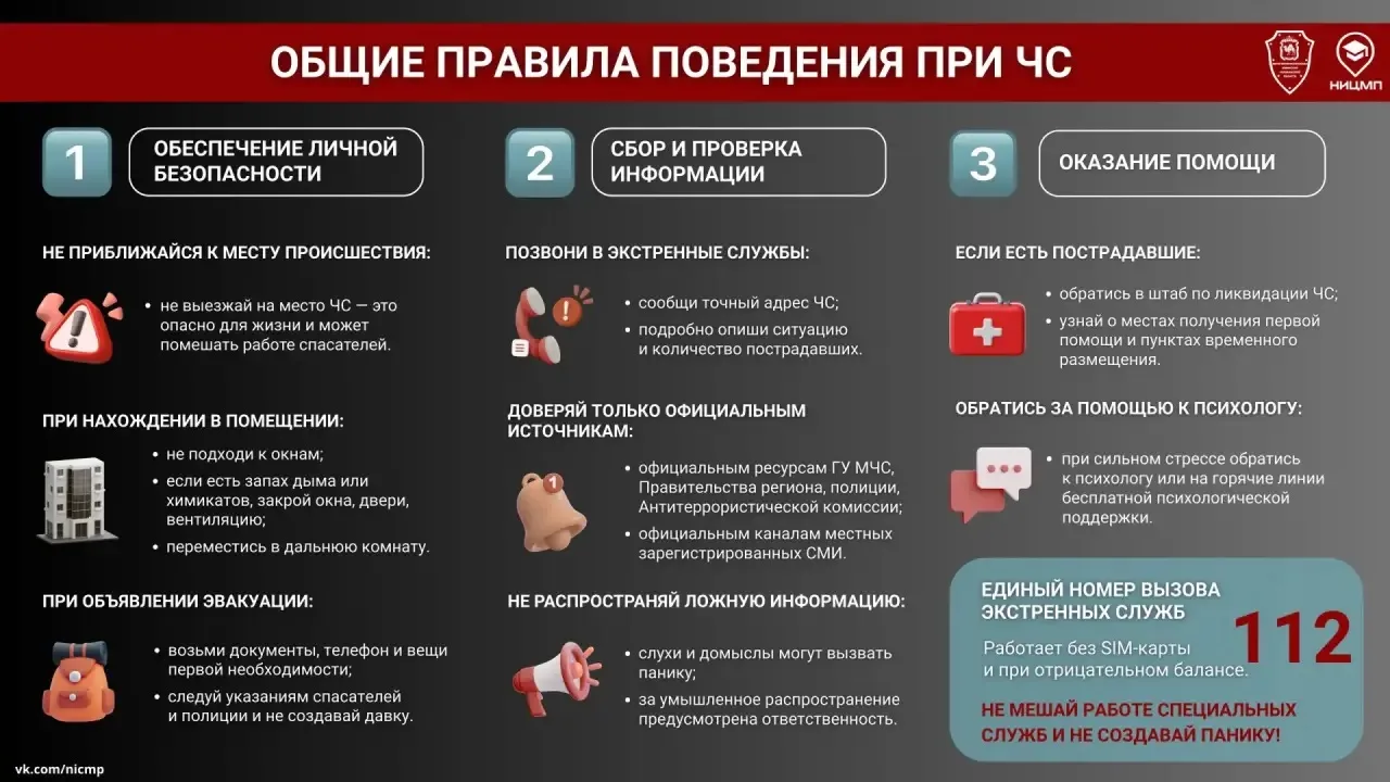 ⚡🎄 Даже в новогодние каникулы стоит помнить, как действовать в режиме ЧС