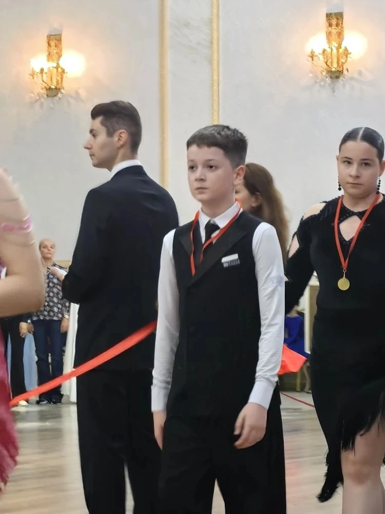 Ученик 5 «В» класса Пушкин Павел принял участие в танцевальном турнире «Арена-2026» в к...